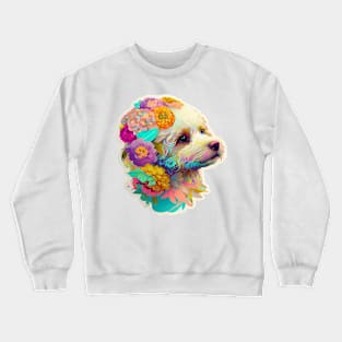 The T-SHIRT WITH PUPPY FROM FLOWERS That Wins Customers Crewneck Sweatshirt